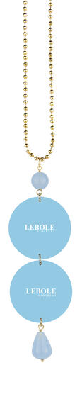 Collana Farfalla Celeste - Lebole Maison